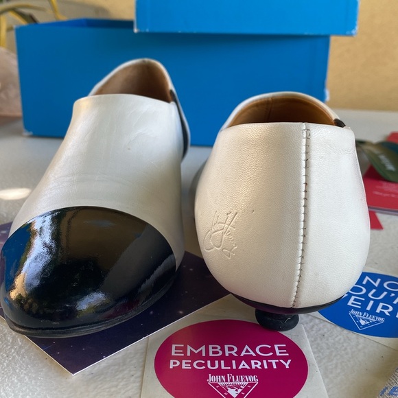 John Fluevog amazing two-tone shoes, size 8 - Picture 6 of 16